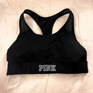 Sports Bra // VS PINK / Black / Size small / Worn once